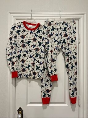 Hanna Andersson Adult Christmas Avengers Pajamas Medium